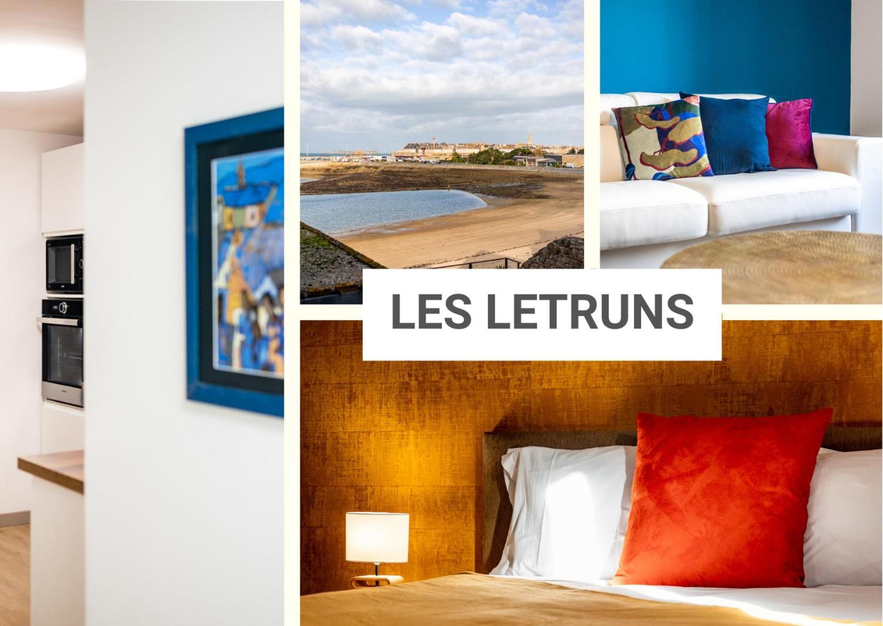 סן מלו Les Letruns - Appart - 3 Pers - Vue Sur La Mer מראה חיצוני תמונה